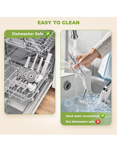 Picadora de Carne Eléctrica Flyseago 2700W con Accesorios