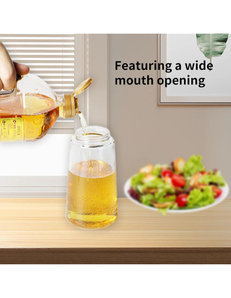 Paquete de 2 pulverizadores de aceite Rngeo 500ml vidrio