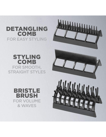 Secador de cabello Conair 3 en 1 1875W con 3 accesorios