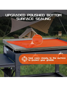 Cubierta de Silicona Beofinest para Plancha 22" Naranja 2