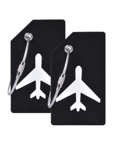 Etiqueta de Equipaje de Silicona Ovener 2Pack - Colores Brillantes