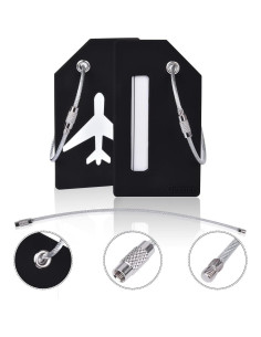 Etiqueta de Equipaje de Silicona Ovener 2Pack - Colores Brillantes 2