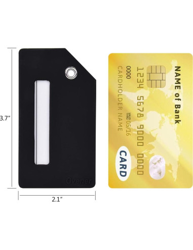 Etiqueta de Equipaje de Silicona Ovener 2Pack - Colores Brillantes