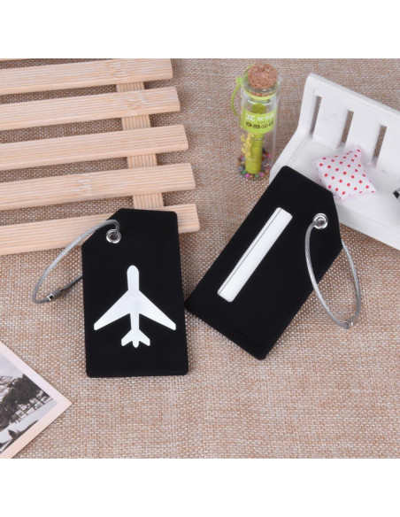 Etiqueta de Equipaje de Silicona Ovener 2Pack - Colores Brillantes