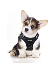 Arnés para Perros Funfox Ajustable Sin Tirones Negro S