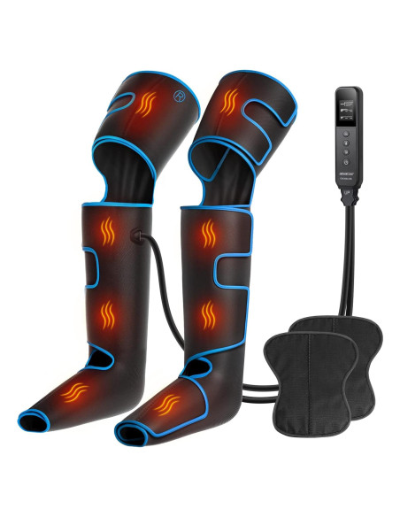 Masajeador de Piernas CINCOM CM-080A-BU con Calor y Compresión