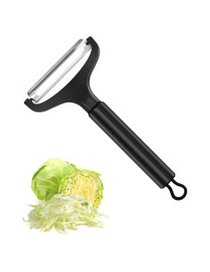 Pelador de Verduras LHS 200804 Acero Inoxidable Negro