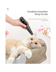 Kit de Aseo para Perros PAPMINI con Pantalla LED y Cuchilla Ancha 2