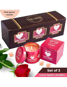 Velas Aromáticas Hechizo de Amor Goldberry - 3 x 140g Soja Orgánica 2