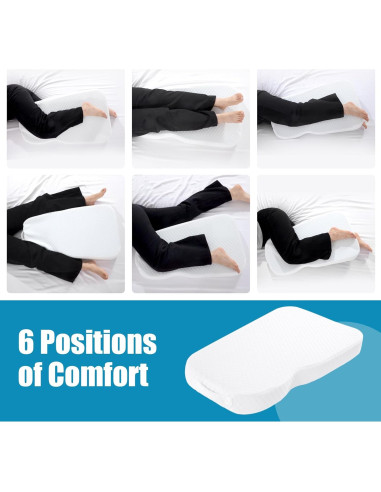 Almohada de Rodilla HOMBYS Espuma Viscoelástica 76.2x45.7cm