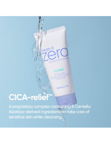 Limpiador Espumoso Calmante BANILA CO 150ml - Vegano y Hipoalergénico
