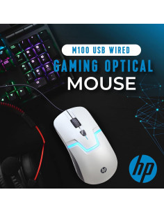 Ratón Gaming HP M160 Óptico con Cable y 7 LED RGB 2