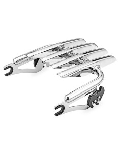 Soporte de Equipaje Desmontable Mofun Cromo para Harley 2009-2024