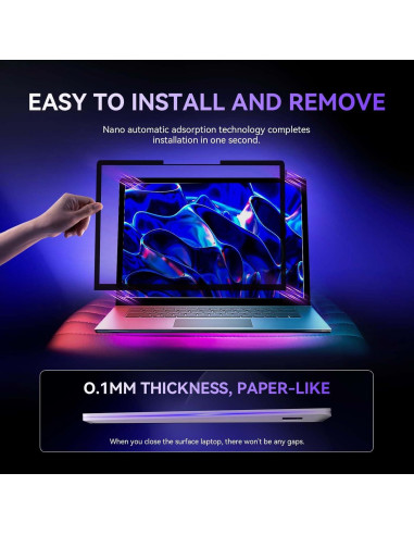 Filtro de Pantalla de Privacidad BROPGOD para Laptop Surface 13.5"