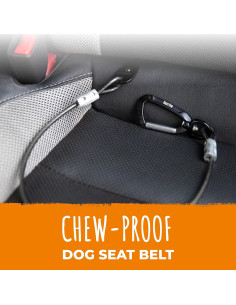 Cinturón de Seguridad para Perros Mighty Paw - 40.64 cm - Resistente a Mordeduras 2