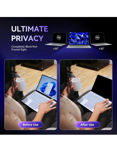 Filtro de Pantalla de Privacidad BROPGOD para Laptop Surface 13.5"
