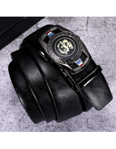 Cinturón Formal para Hombre Barry.Wang Cuero Genuino 110cm 2