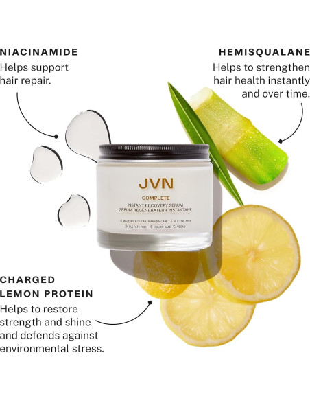 Suero Anti Frizz JVN 24ml - Recuperación Instantánea Cabello