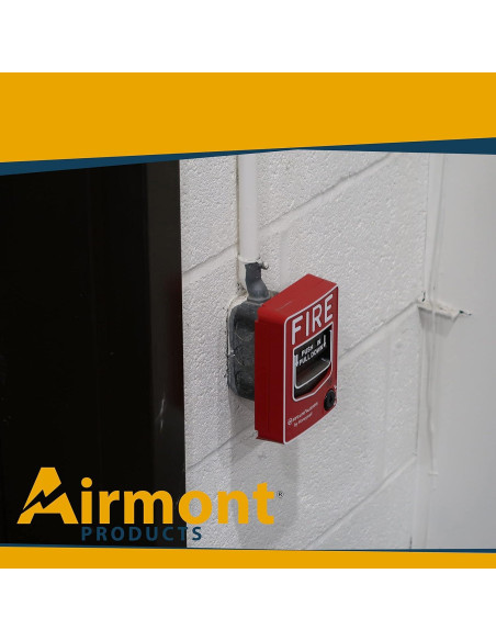 Caja eléctrica utilitaria Airmont 4x10 cm, acero galvanizado