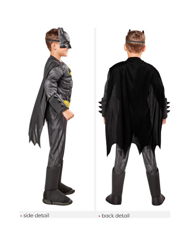 Disfraz Deluxe Batman Niños Rubie's 3D Capa y Máscara
