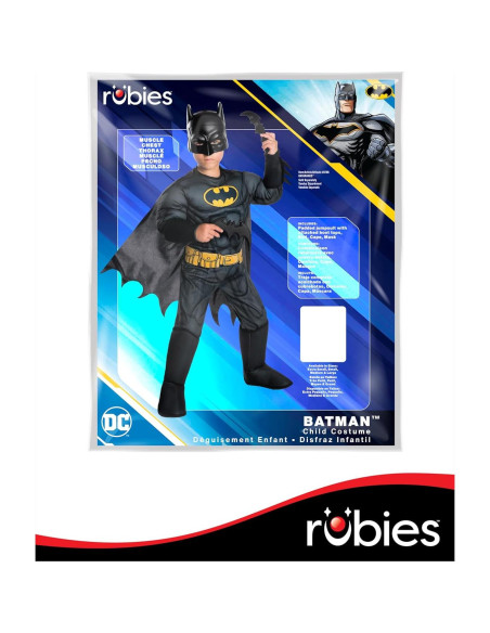 Disfraz Deluxe Batman Niños Rubie's 3D Capa y Máscara