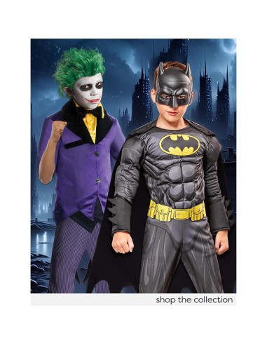 Disfraz Deluxe Batman Niños Rubie's 3D Capa y Máscara