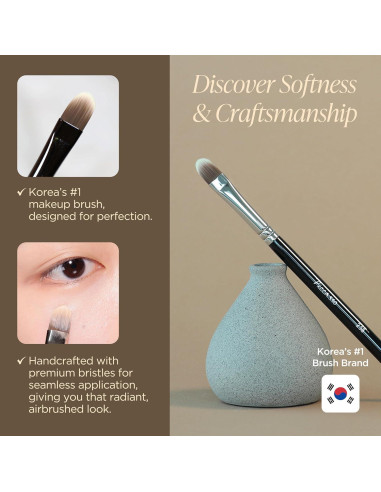 Pincel Corrector Piccasso Profesional - Aplicación Precisa K-Beauty