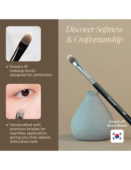 Pincel Corrector Piccasso Profesional - Aplicación Precisa K-Beauty