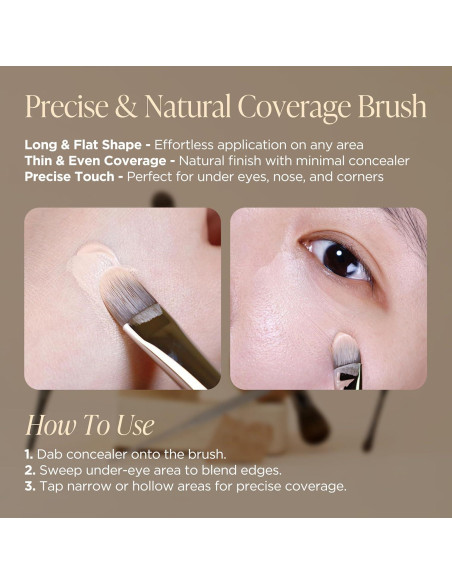 Pincel Corrector Piccasso Profesional - Aplicación Precisa K-Beauty