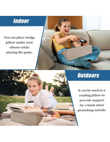 Almohada en Cuña Zantle de Espuma para Alivio de Dolor