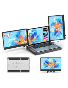 Extensor de Pantalla Triple 14" FHD 1080P POTTMACEE