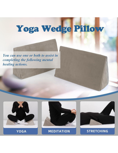 Almohada en Cuña Zantle de Espuma para Alivio de Dolor