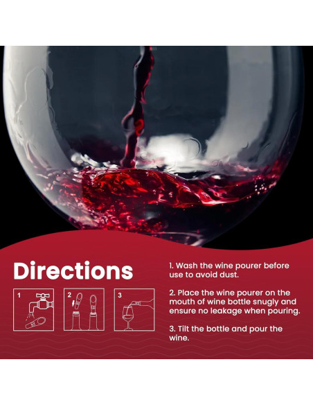 Aerador de Vino Pronto Bella con Tallo de Botella - Sin Goteo