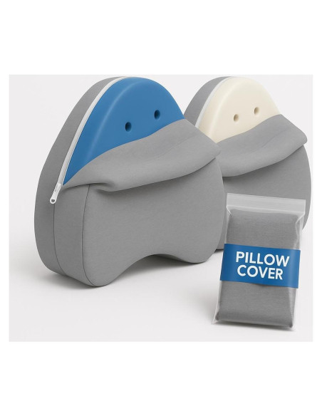 Funda de Almohada Eucoz para Rodilla 2 Piezas Algodón Suave