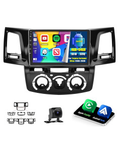 Estéreo Android Hikity 9" para Toyota Fortuner 2005-2014, 4+64GB