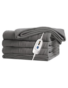 Manta Eléctrica McJaw 127x152cm 4 Niveles Calor Gris