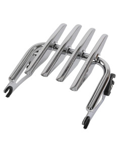 Soporte de Equipaje Desmontable KUAFU Cromo para Harley 2009-2024