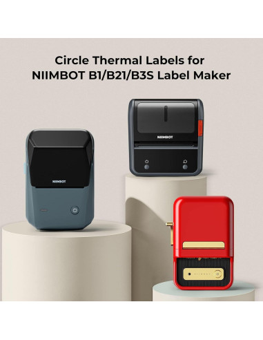 Etiquetas térmicas NIIMBOT 1'' x 1'' (26x26mm) 260 unidades