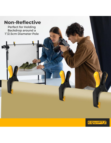 Pinzas de resorte EQUIPTZ 3" (7.62 cm) - Paquete de 20