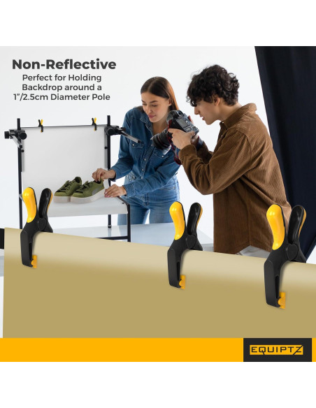 Pinzas de resorte EQUIPTZ 3" (7.62 cm) - Paquete de 20