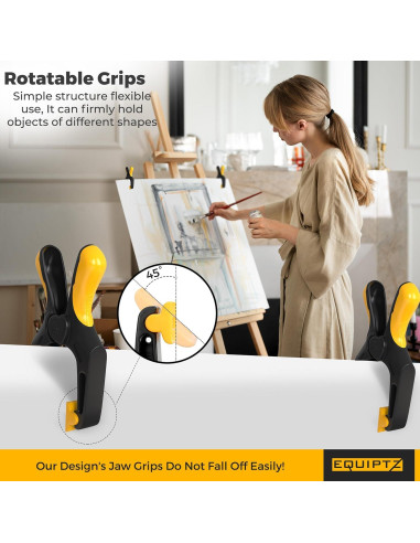 Pinzas de resorte EQUIPTZ 3" (7.62 cm) - Paquete de 20