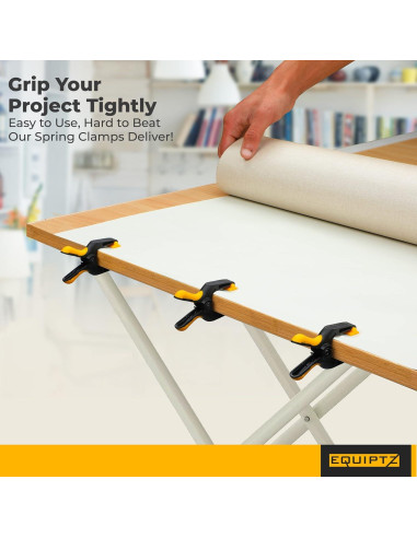 Pinzas de resorte EQUIPTZ 3" (7.62 cm) - Paquete de 20