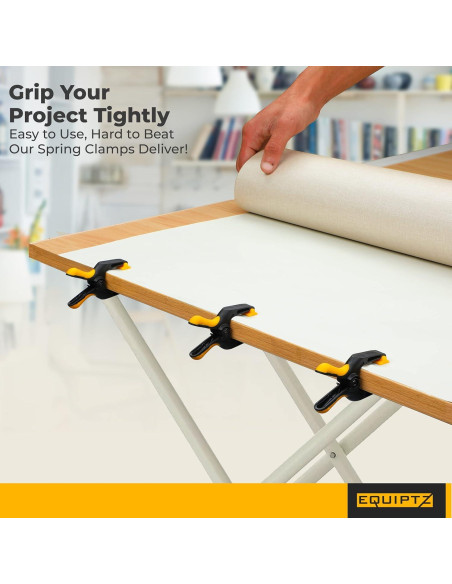 Pinzas de resorte EQUIPTZ 3" (7.62 cm) - Paquete de 20