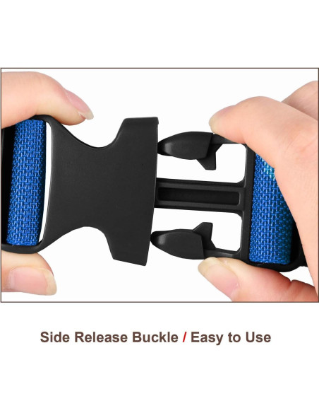 Correas de Equipaje Utilitarias MAGARROW 3.81 cm x 0.97 m Azul - Paquete de 4