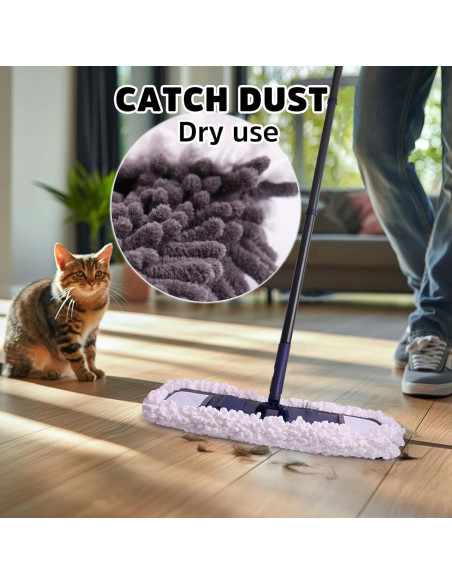 Mopa de Polvo Bafezoze 139.7 cm Microfibra Lavable