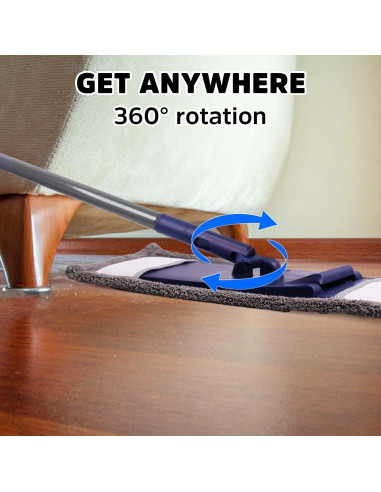 Mopa de Polvo Bafezoze 139.7 cm Microfibra Lavable