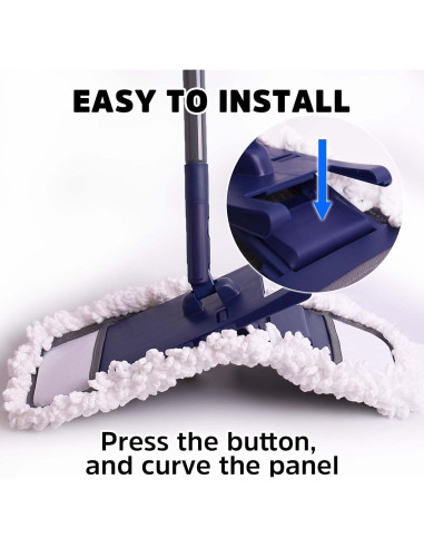 Mopa de Polvo Bafezoze 139.7 cm Microfibra Lavable
