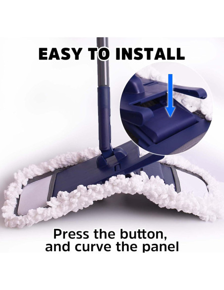 Mopa de Polvo Bafezoze 139.7 cm Microfibra Lavable