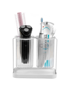 Soporte para Cepillos de Dientes Heagoale con Drenaje 2 Ranuras