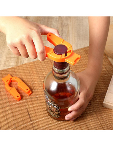 Abrebotellas Tucnoeu Naranja 2 Pcs para Personas Mayores